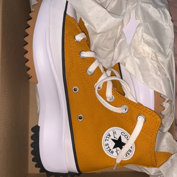 Saffron Yellow Converse Run Star Hike Hi - Picture 3 of 6
